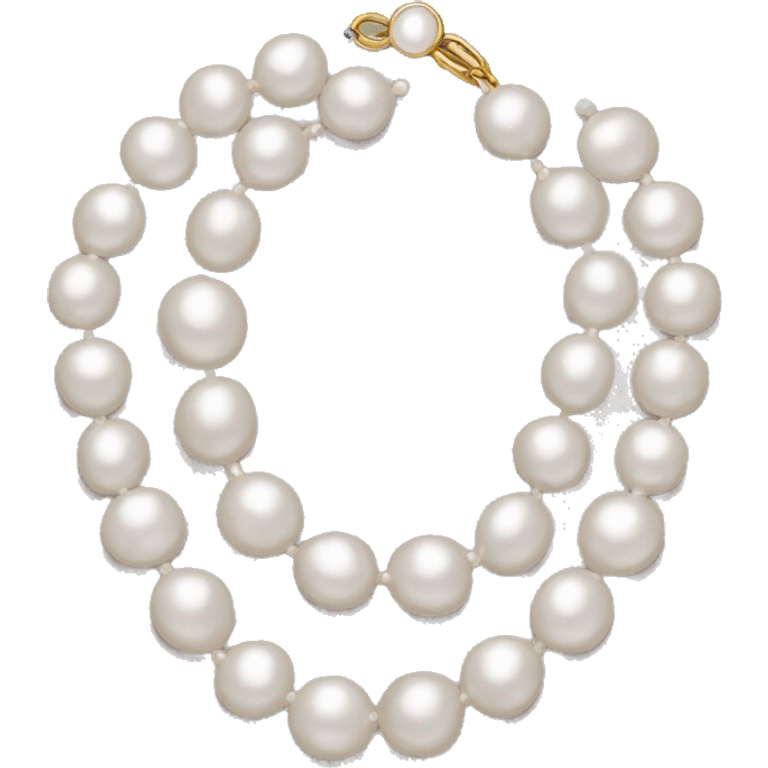 pearl necklace emoji