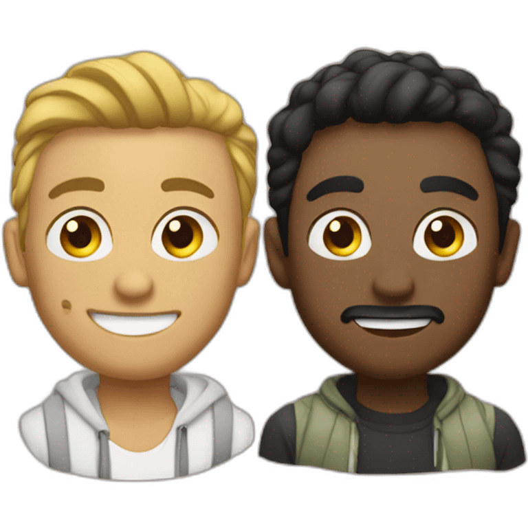 Amine et Billy emoji