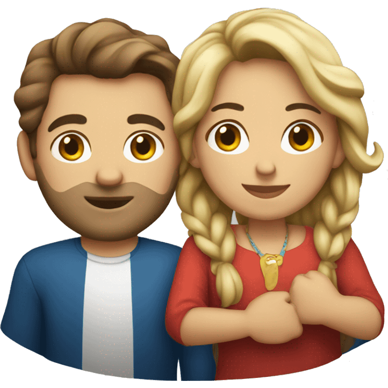 Familia grande italiana argentina emoji