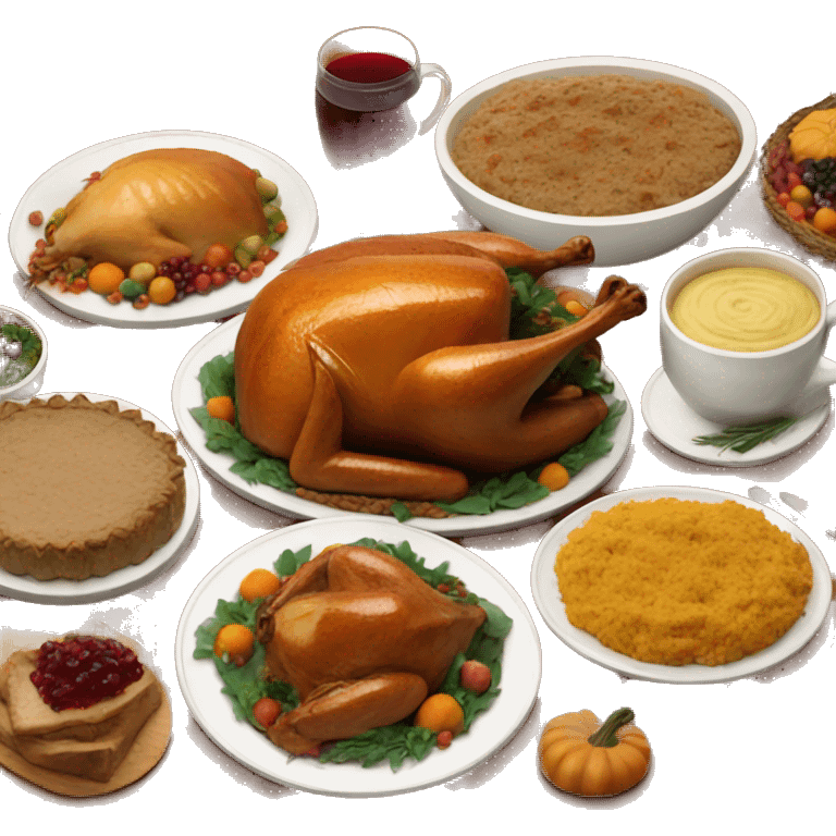 Thanksgiving feast  emoji