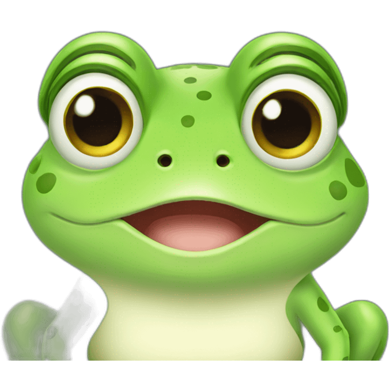 cute frog emoji