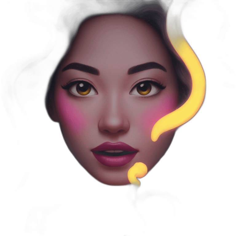 Beauty and the best of swirling neon gas, realistic, photography, cinematic style emoji