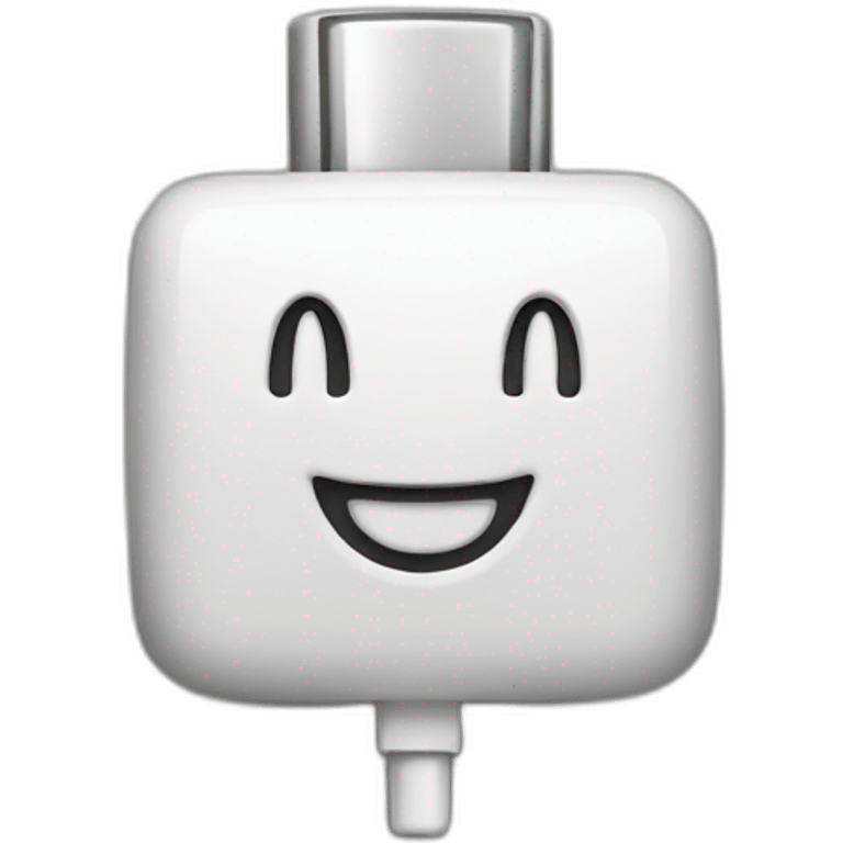 Smiling plug emoji