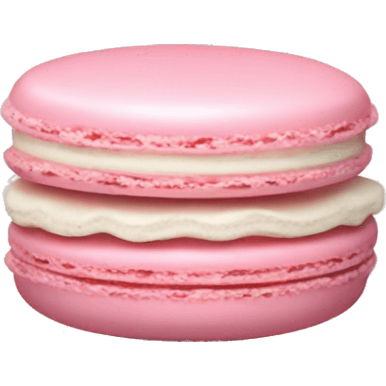 Light pink macaron emoji