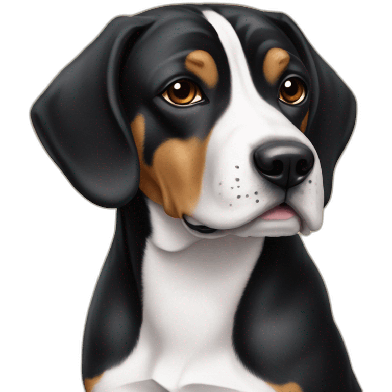 Perra Staffordshire negra perro beagle café perro beagle negro emoji