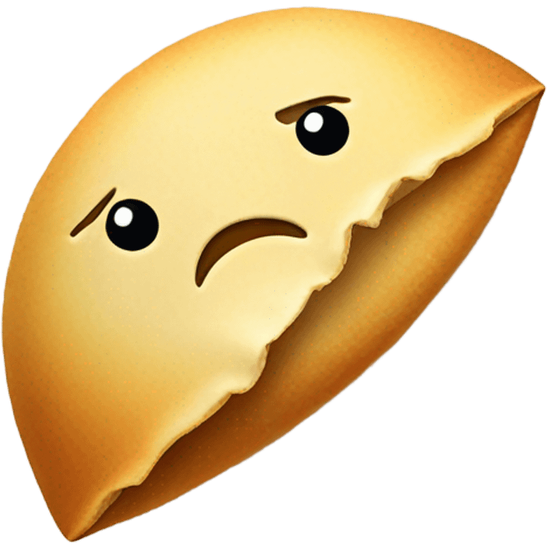 sad fortune cookie emoji