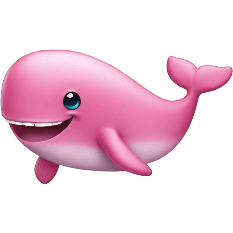 Pink whale  emoji