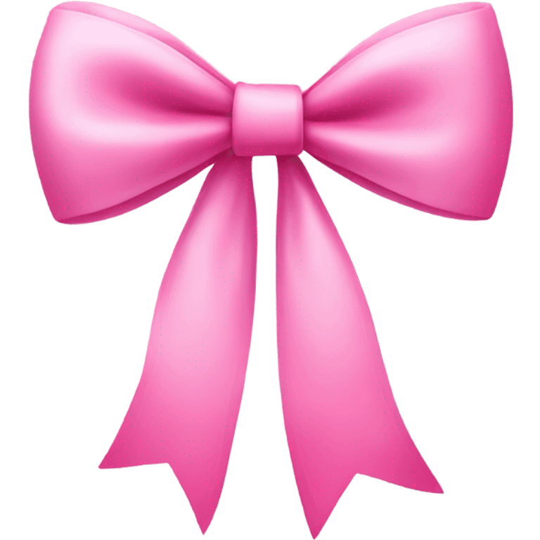 Coquette pink bow  emoji