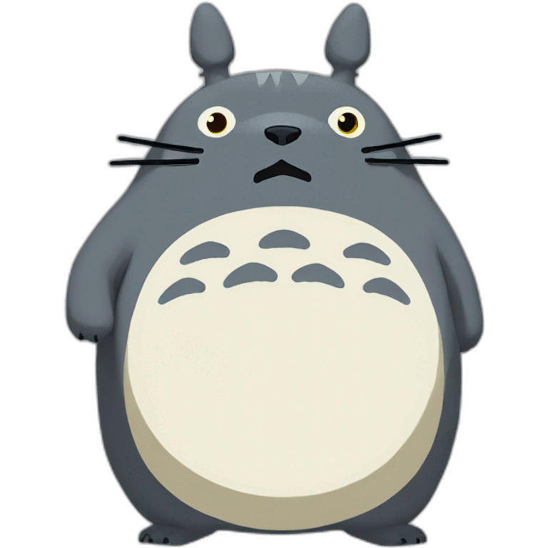 Drunk totoro emoji