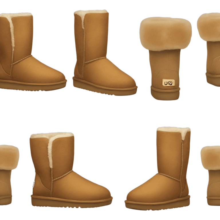 ugg with coquettes  emoji