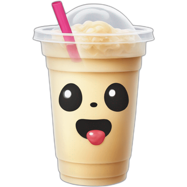 ghost bubble tea emoji