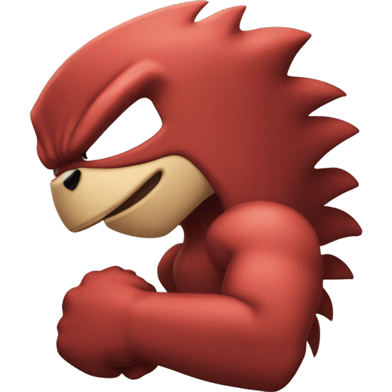 knuckles the echidna fist emoji