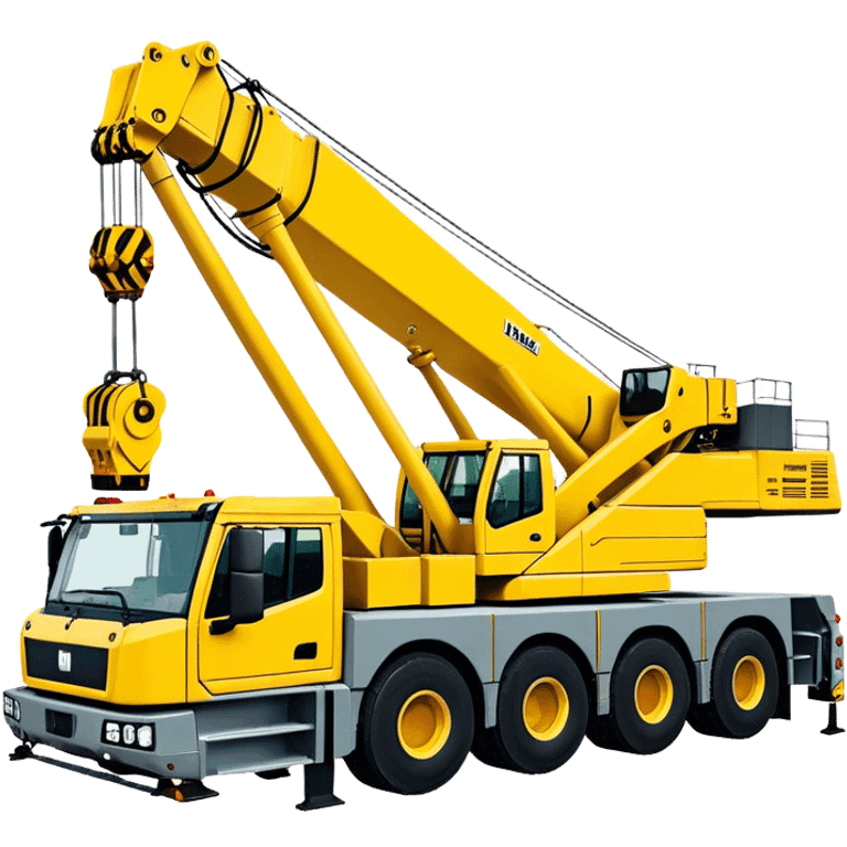 Crane - Liebherr LTM 1200-5.1 (Model Year: 2022) (Iconic colour: Yellow) emoji