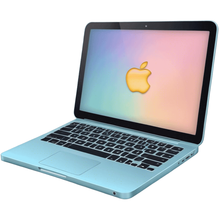 pastel laptop emoji