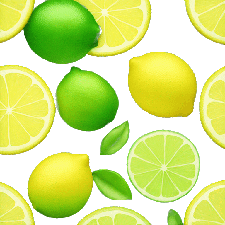 lemon and lime emoji