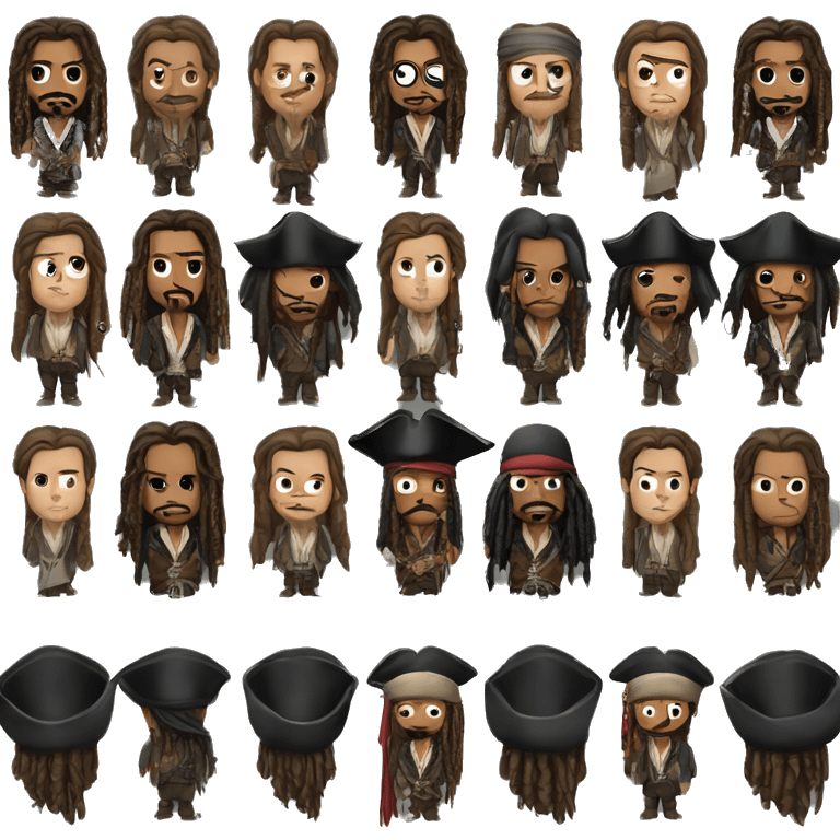 Johny depp captain jack sparrow emoji