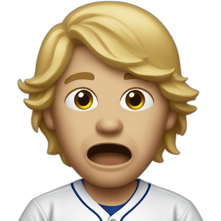 Crying dodgers fan emoji