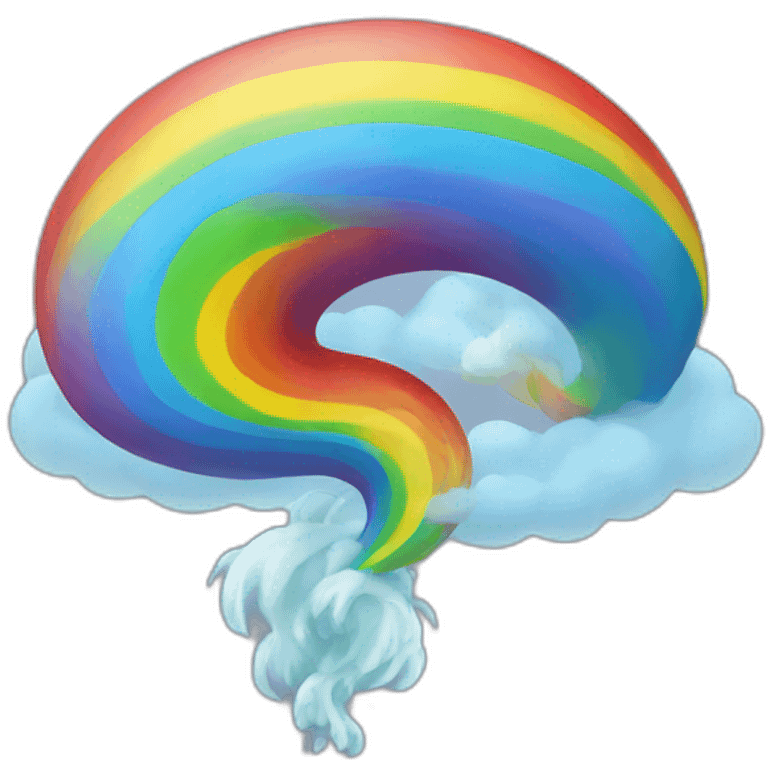 rainbow tornado emoji