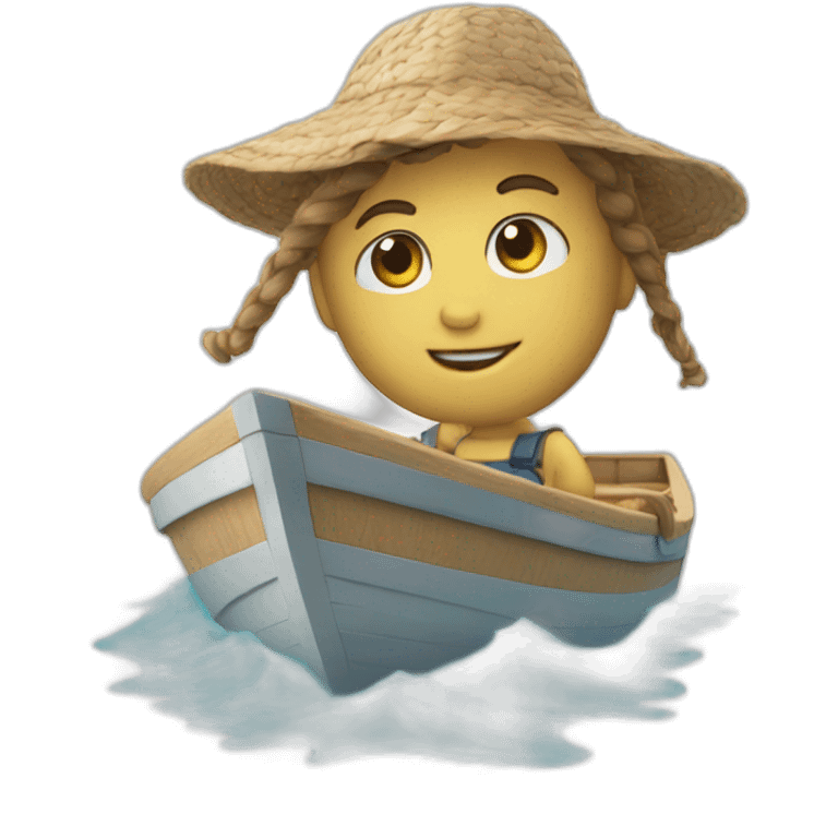 Chat sur bateau emoji