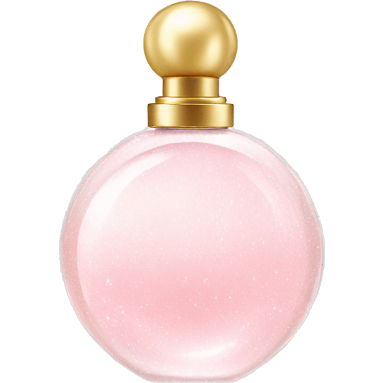 Light pink and white sparkly dream perfume  emoji