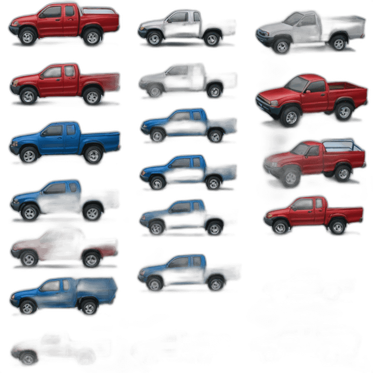 toyota hilux 1998 azul emoji