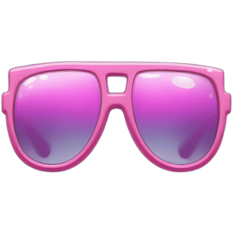 pink panther sunglasses under rain emoji