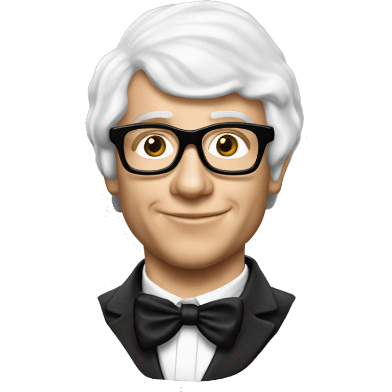 Gold Member from Austin Powers white emoji