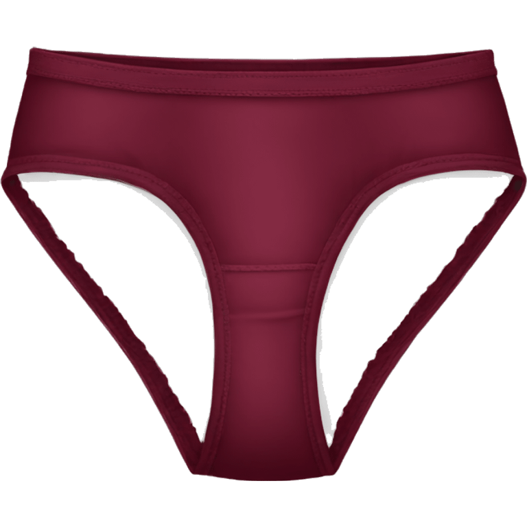 Wine red underwear emoji