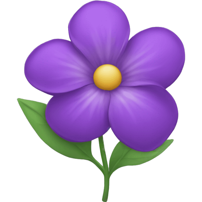 A purple flower emoji