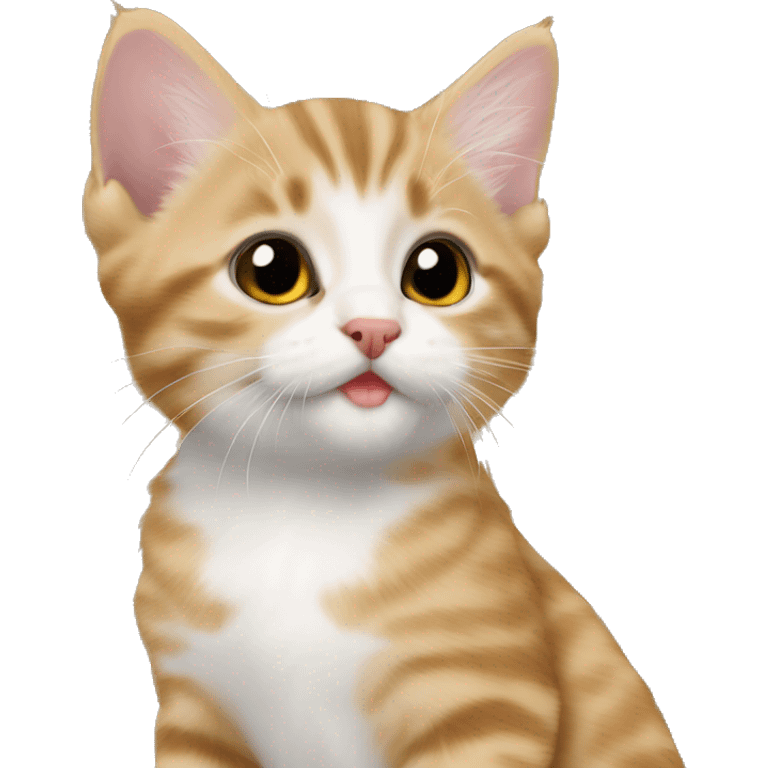 American bobtail kitten emoji