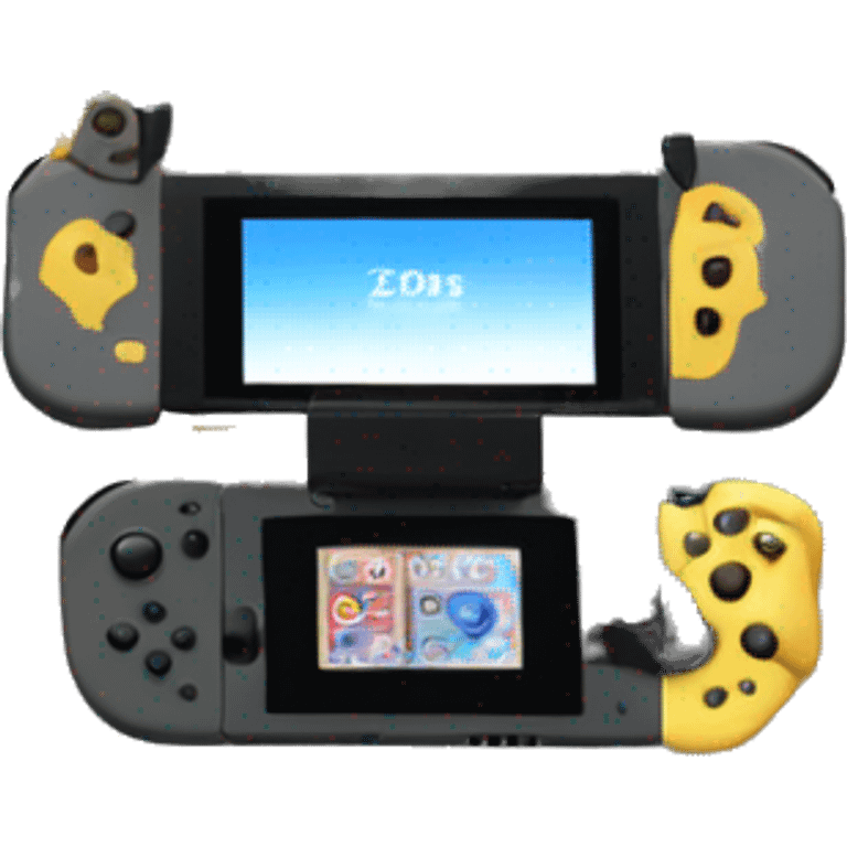 A Nintendo switch with joy-cons emoji