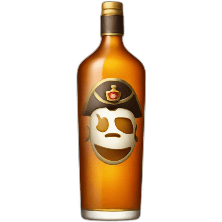 Rum bottle emoji