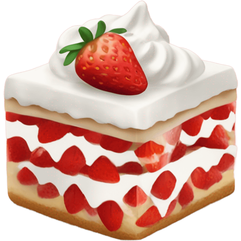 Strawberry Yum Yum Dessert  emoji