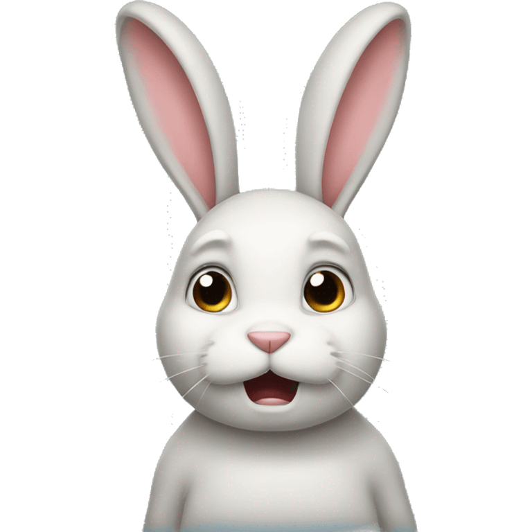 bunny unhappy emoji