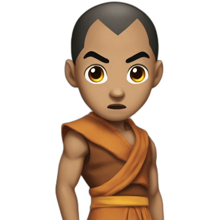 angry black avatar aang emoji