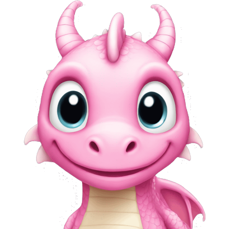 Simple Baby Pink Dragon emoji