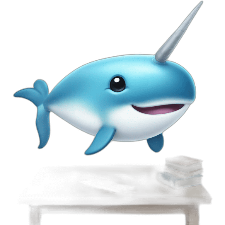 Schoolgirl Narwhals emoji