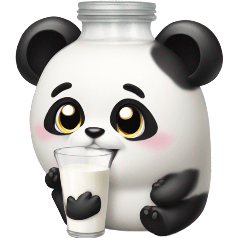 panda milk emoji