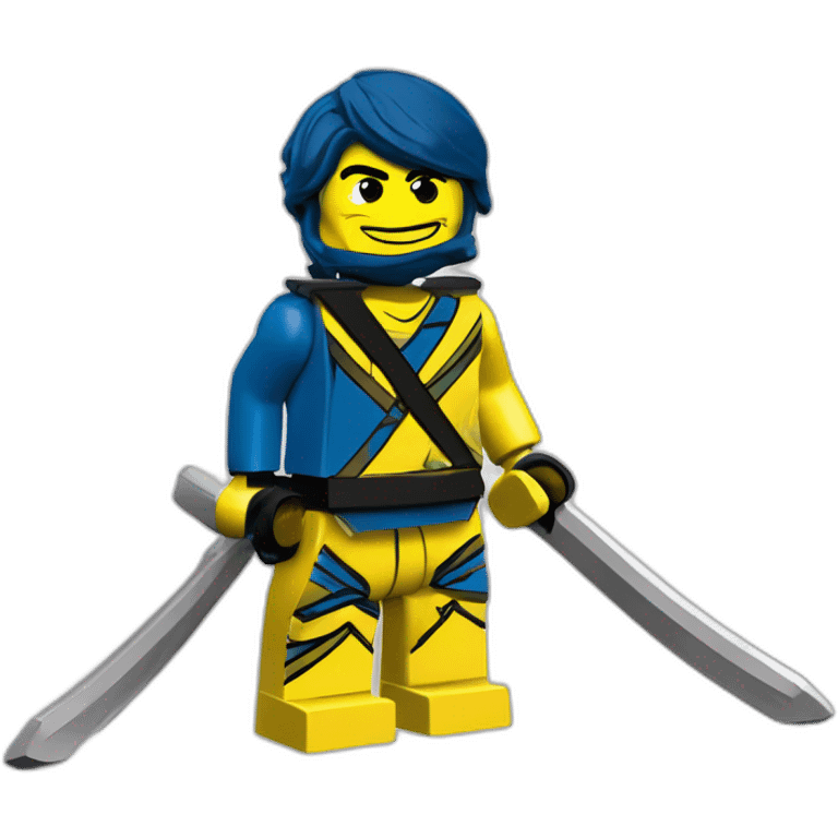 ninjago lego zerty jay blue ninja yellow skin emoji