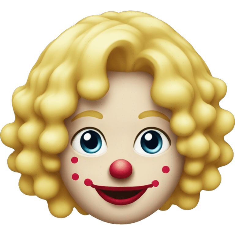 Blonde clown  emoji