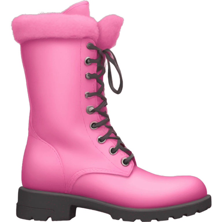 pink boots emoji