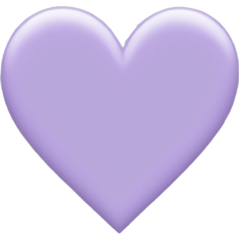 Lavender color heart  emoji