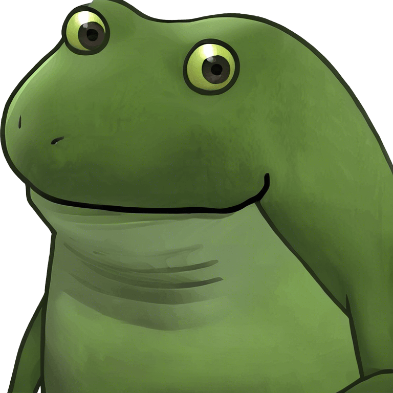 Realistic bufo merch emoji