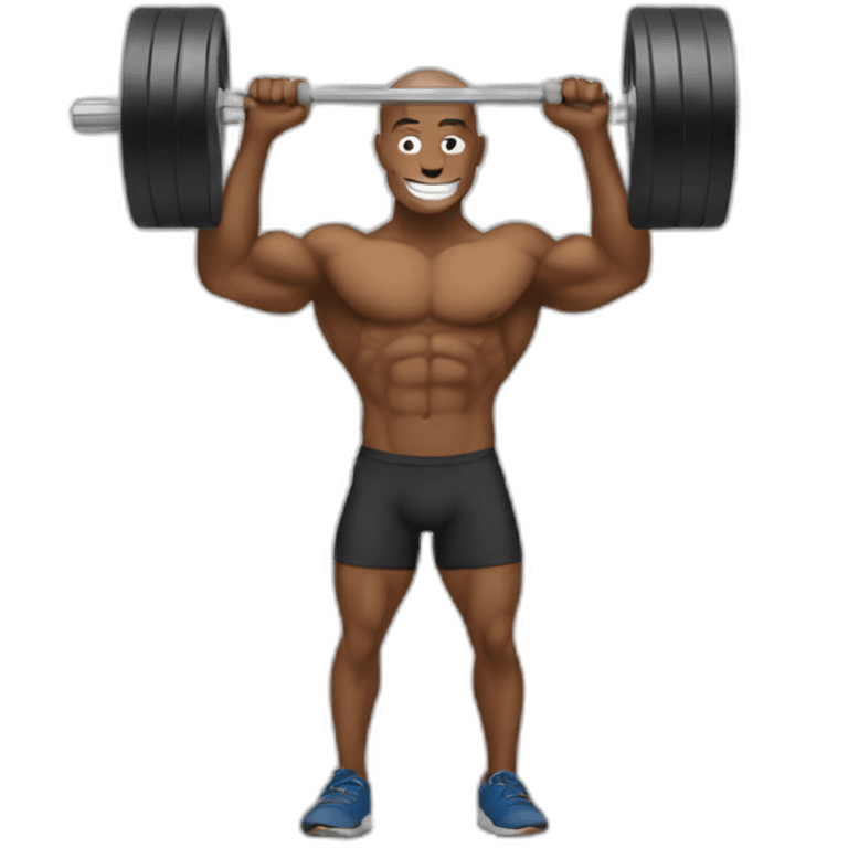 Lifting weights emoji