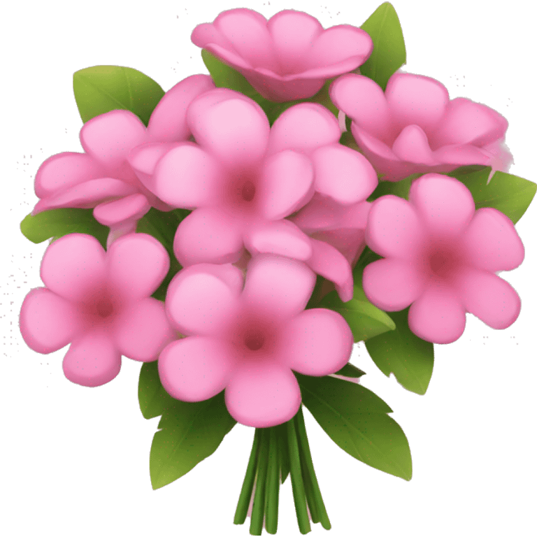 A bouquet of pink flowers emoji