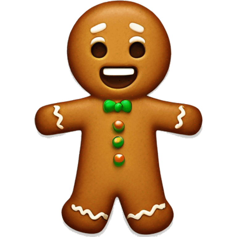 ginger bread man emoji