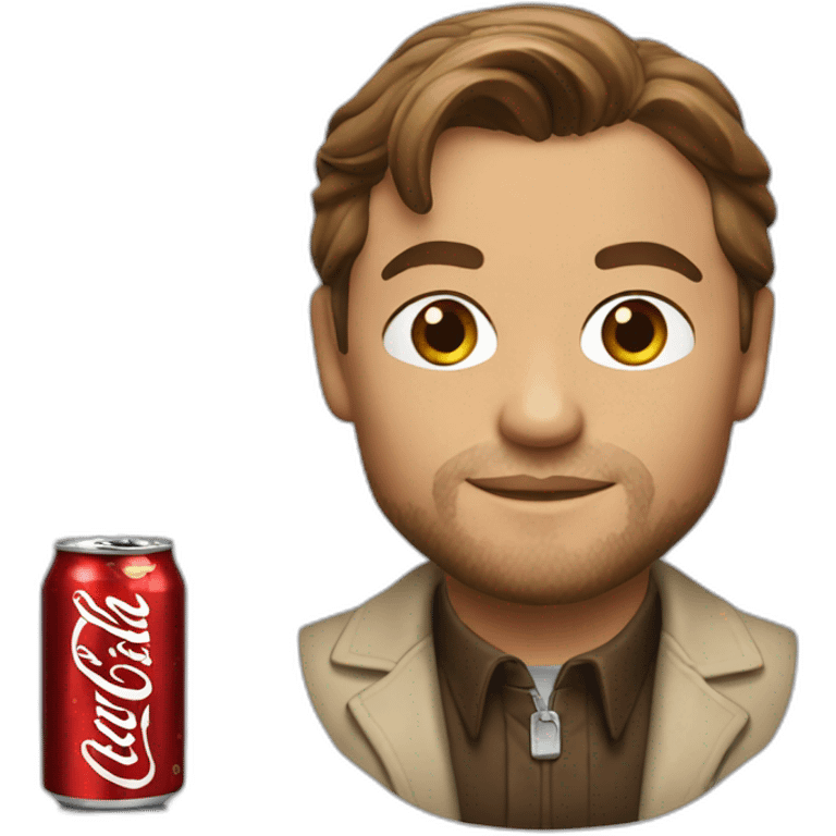 Leonardo di caprio drink cola emoji