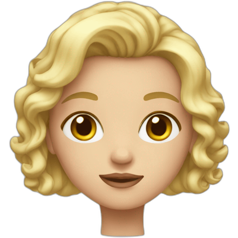 Amelia blond emoji