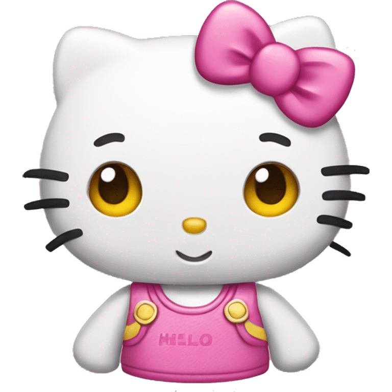 Hello kitty with abs  emoji