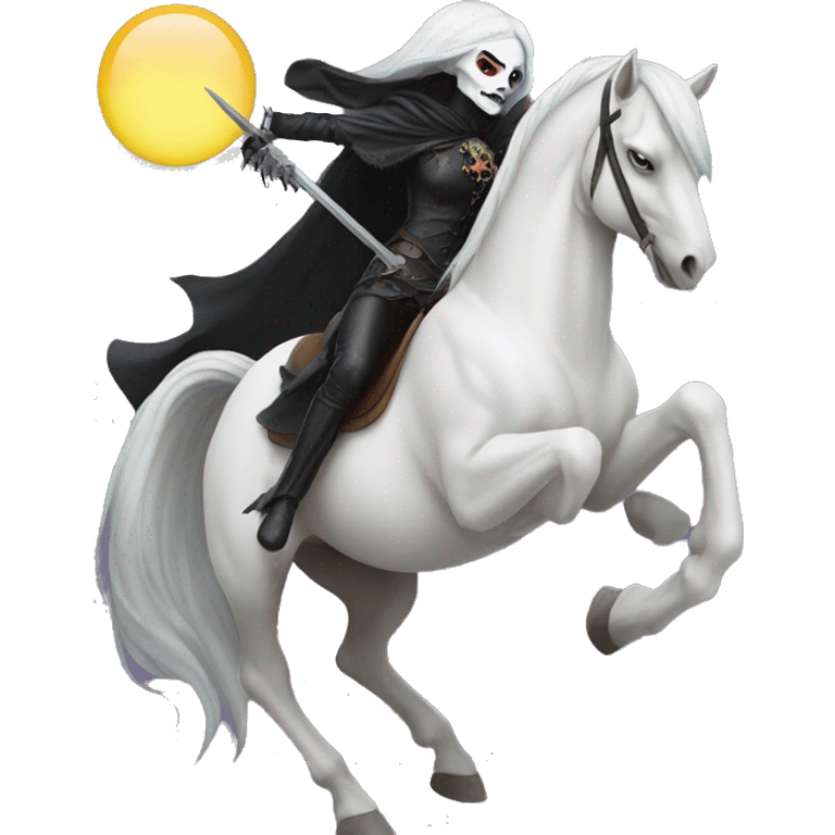 lady death on a pale horse emoji